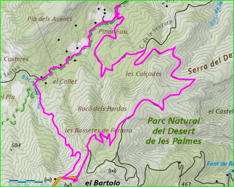 Parque Natural del Desierto de las Palmas en Castellón