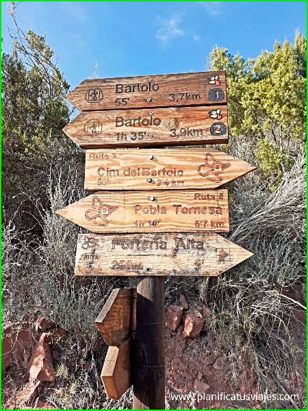 ruta Cabanes - Les Santes - El Bartolo - La Pobla Tornesa en Castellón