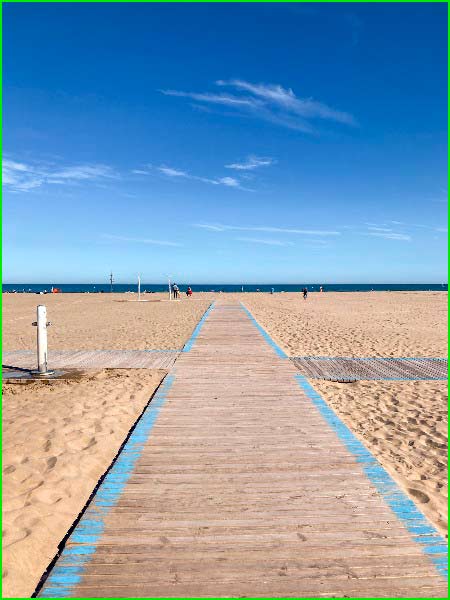 track Cabanyal - La Malvarrosa - Platja dels Peixets en Valencia