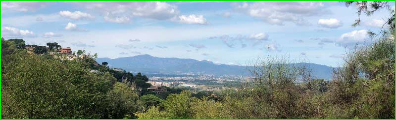 track Cabrils - Turó d'en Lloberes - Vallromanes en Barcelona