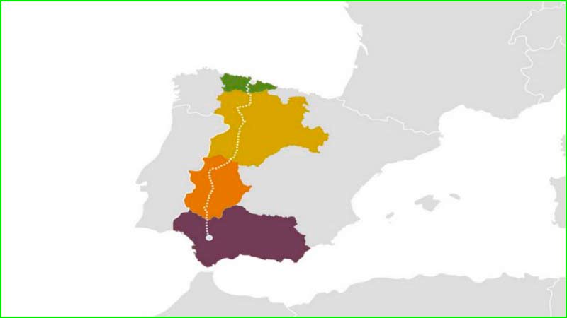 track Cáceres - Tramo Urbano de la Vía de la Plata en Cáceres