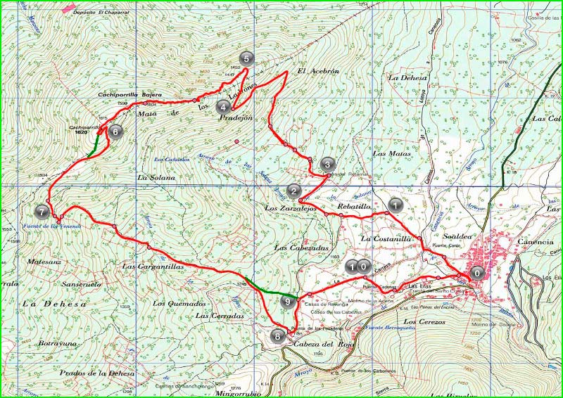 ruta Cachiporrilla - Cerro del Águila - El Espartal en Madrid