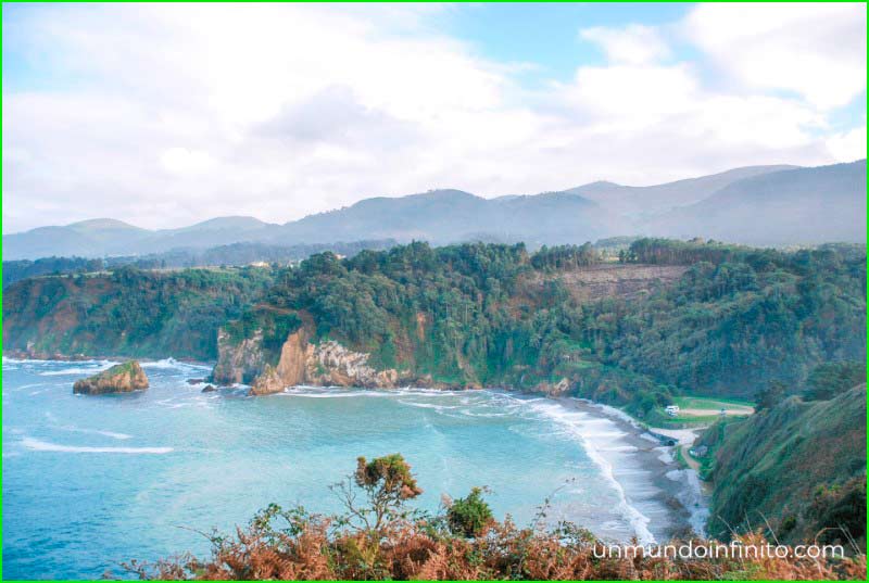 ruta Cadavedo - Ermita La Regalina - Playa del Churín en Asturias