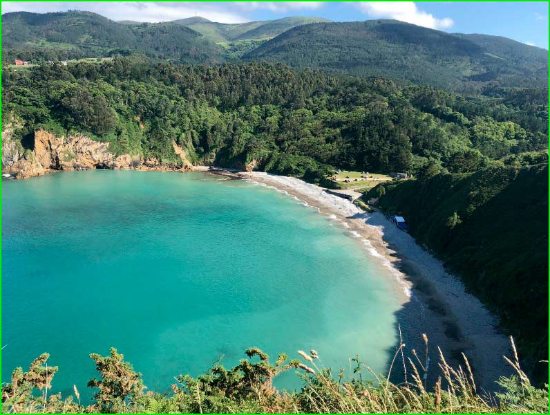 track Cadavedo - Ermita La Regalina - Playa del Churín en Asturias