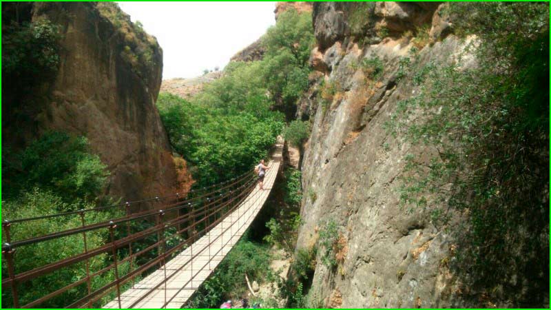 ruta Cahorros Río Monachil en Almería