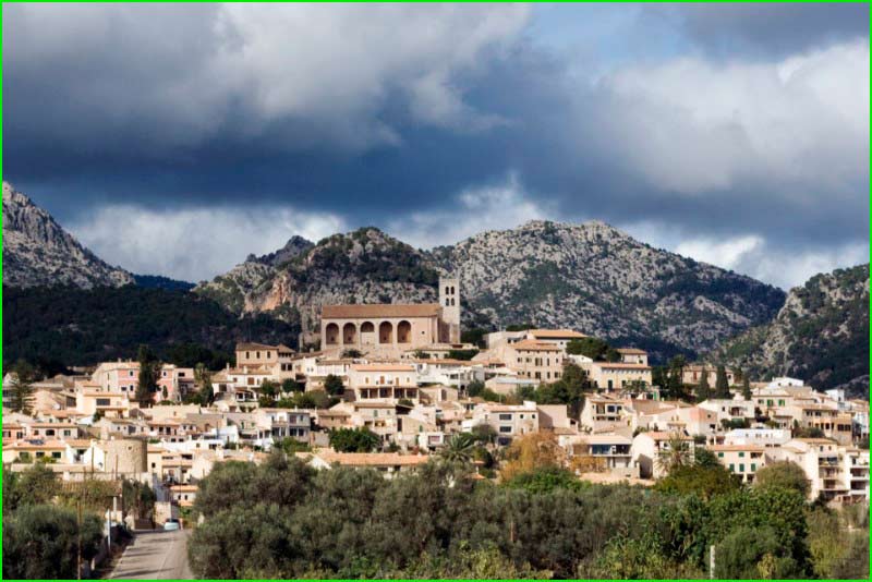 track Caimari - Lluc - Binibona en Baleares