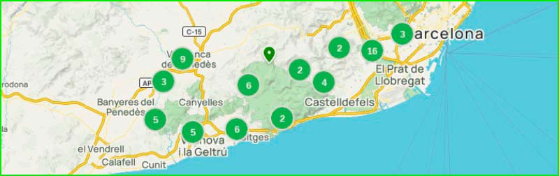 track Cal Bladet - els Gegants - PR-C 143 en Barcelona