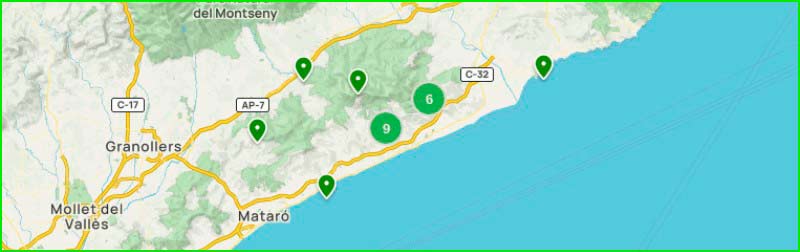 track Cal Capità - Roques Perdigueres - Sant Llop - Forn d'Hortsavinyà en Barcelona