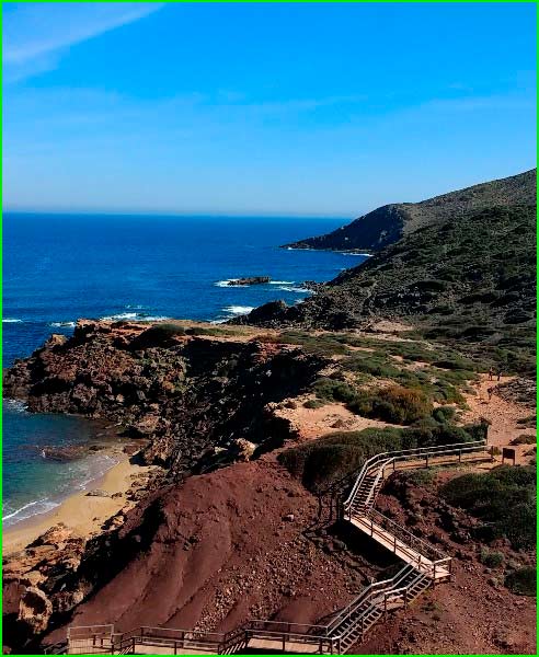 ruta Cala del Pilar y Cala Calderer en Baleares
