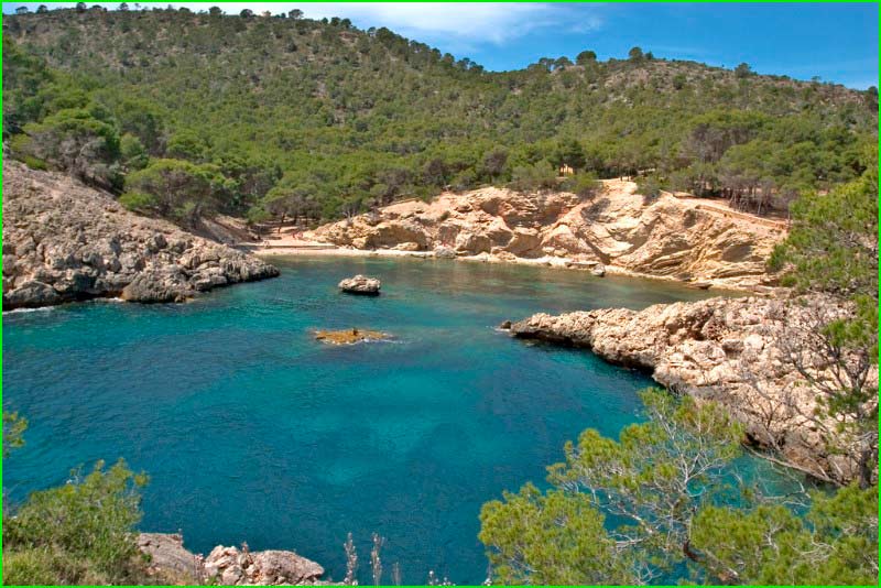 track Cala Fornells - Caló d'en Monjo en Baleares