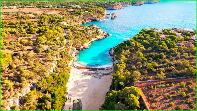 ruta Cala Llombards - Cala Santanyí en Baleares