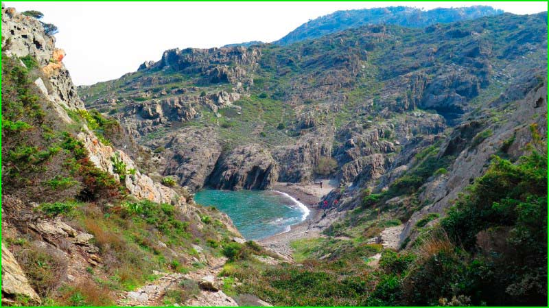 ruta Cala Tamariua - Cala Fornells en Gerona