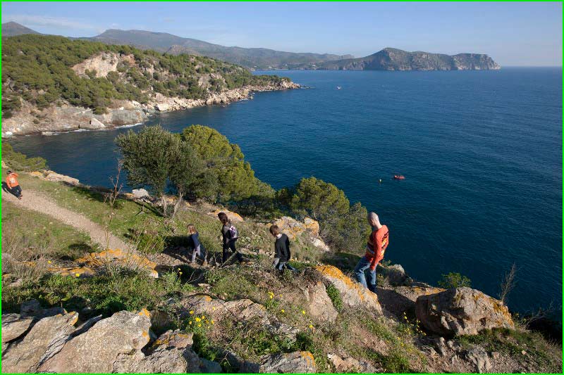 track Cala Tamariua - Puig Gros en Gerona