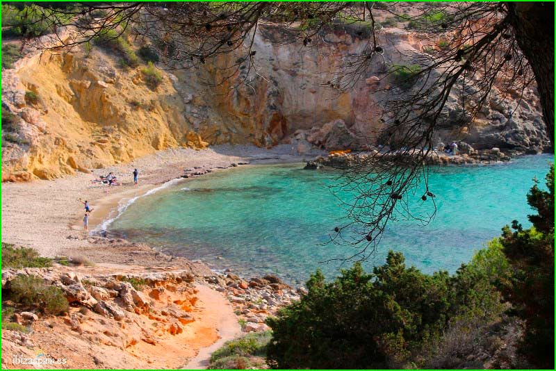 track Cala Tarida - Cala Codolar - Cueva Cala Conta en Baleares