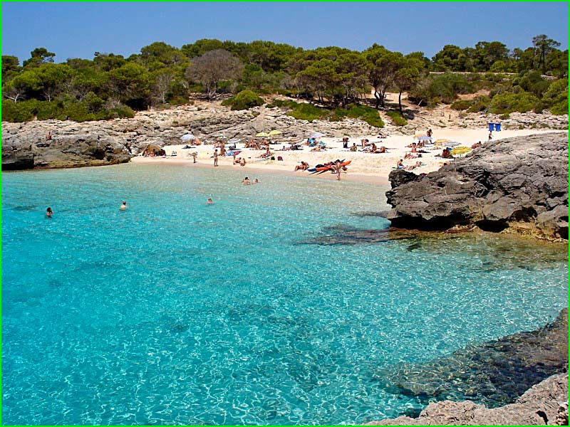 ruta Cala Turqueta - Es Talaier - Playa de Bellavista - Playa de Son Saura en Baleares