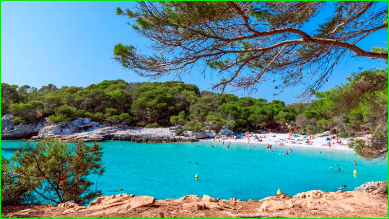 track Cala Turqueta en Baleares
