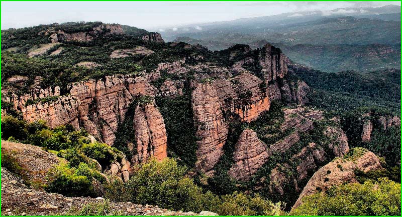 Parque Natural de Sant Llorenç del Munt i l'Obac en Barcelona
