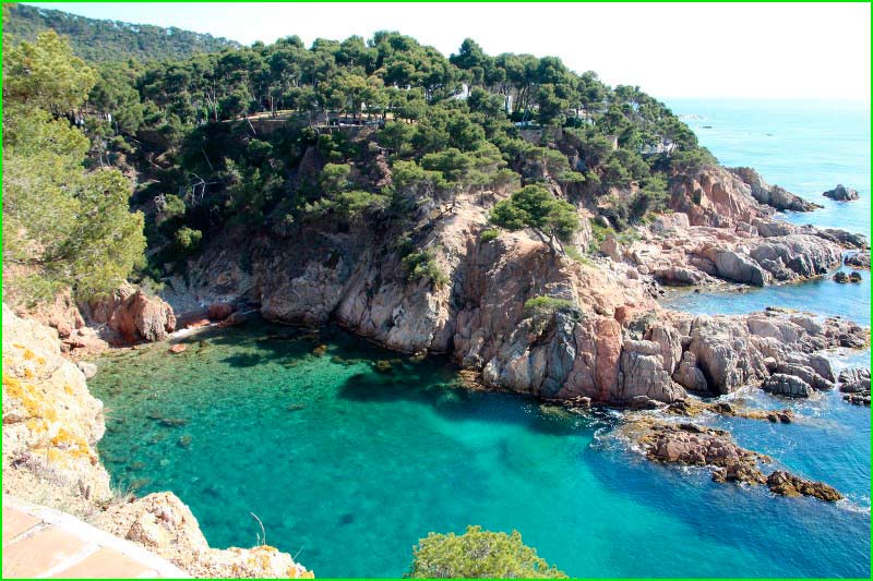 ruta Calella de Palafrugell - Palamos en Gerona