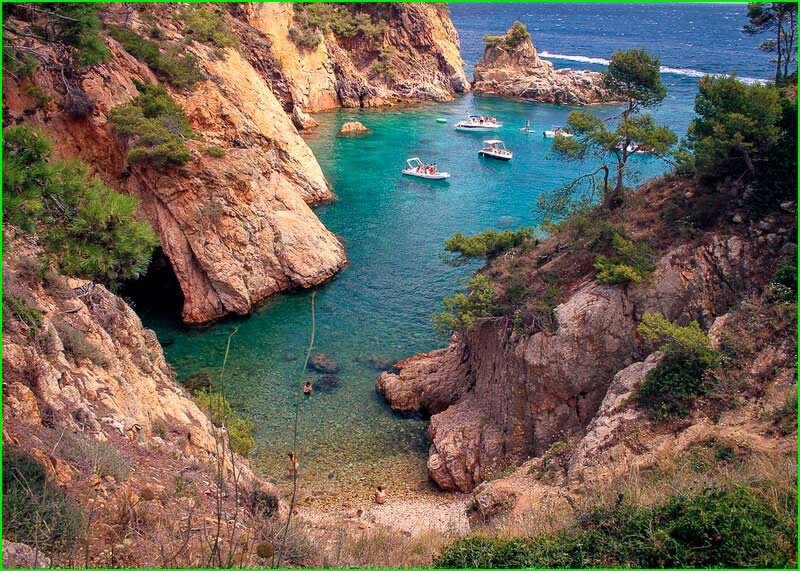 track Calella de Palafrugell - Palamos en Gerona