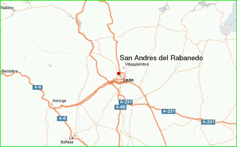 track Calle las Suertes - Canal de Carbosillo en León