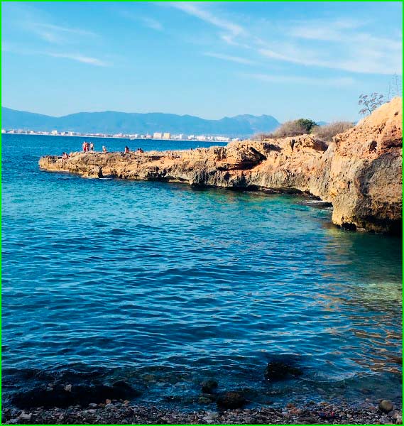 track Caló des Oficials - Cala Vella en Baleares