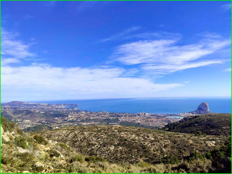 ruta Calp - Serra d'Oltà en Alicante