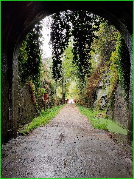 track Calzada Romana - Vía Verde de la Plata en Cáceres