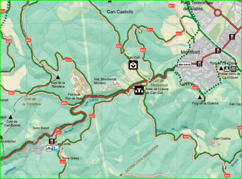 Parc de Collserola en Barcelona