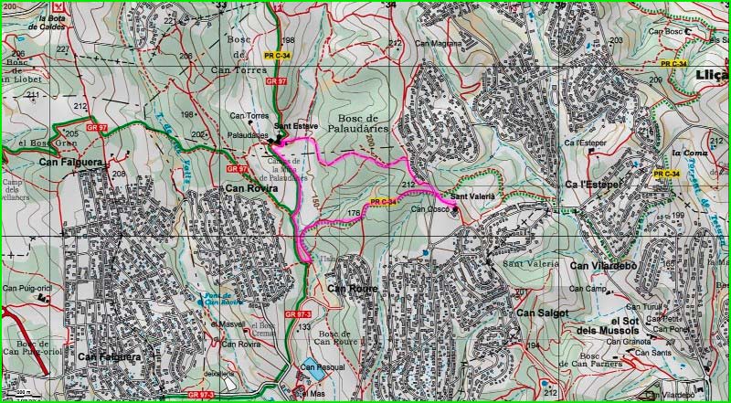 ruta por Lliçà d'Amunt, Barcelona