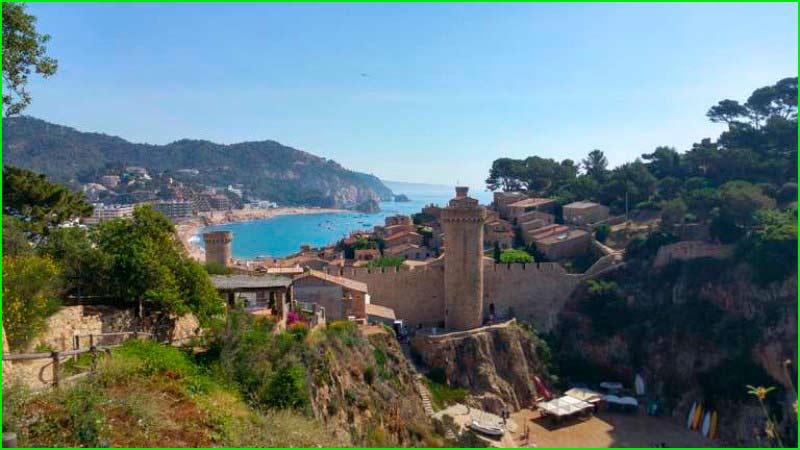 ruta por Tossa de Mar, Provincia de Gerona
