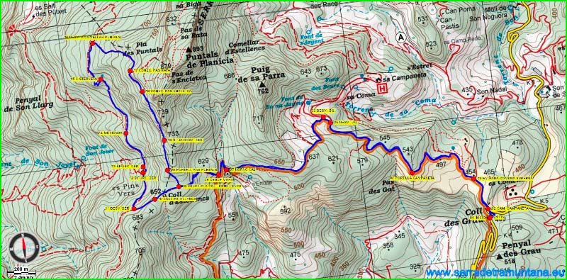 ruta Camí de sa Font des Bosc en Baleares