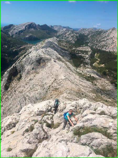 ruta Camí de ses Piquetes - Puig de ses Llenques - El Telègraf en Baleares