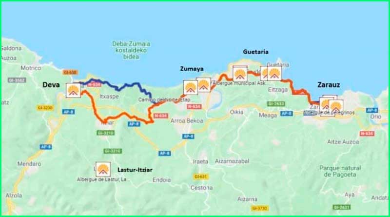 Zarauz en Guipúzcoa