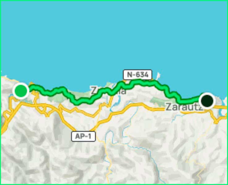 Zarauz en Guipúzcoa