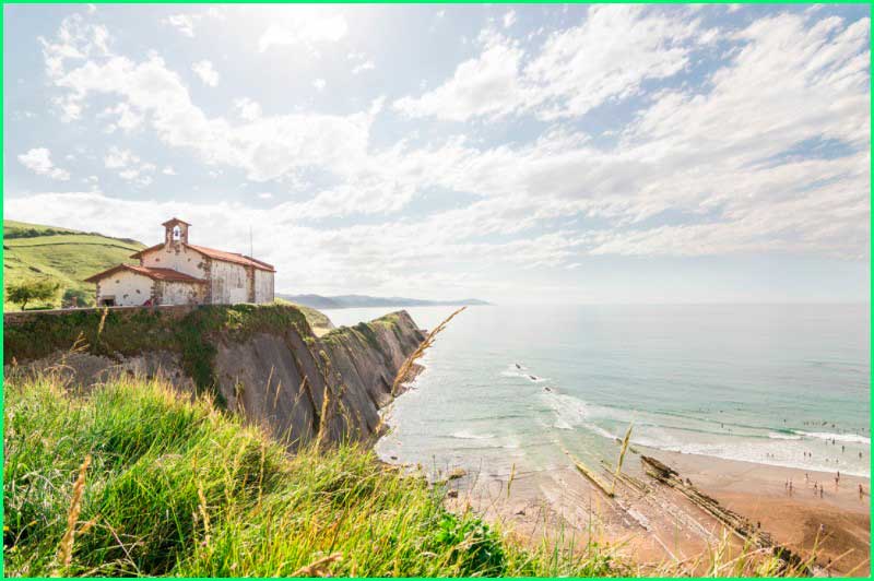 ruta Camino del Norte (alternativo): Zarautz a Deba en Guipúzcoa