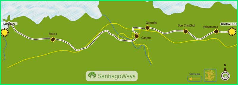 ruta Camino del Norte: Cadavedo a Lluarca en Asturias