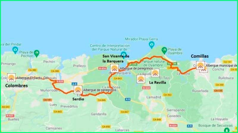 Parque Natural de Oyambre en Cantabria