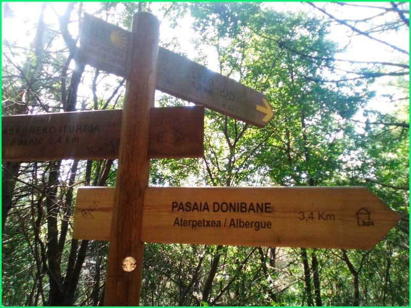 track Camino del Norte: Irún a Pasajes de San Juan en Guipúzcoa