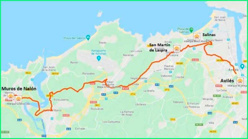 Muros de Nalón en Asturias