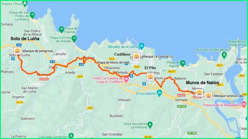Muros de Nalón en Asturias