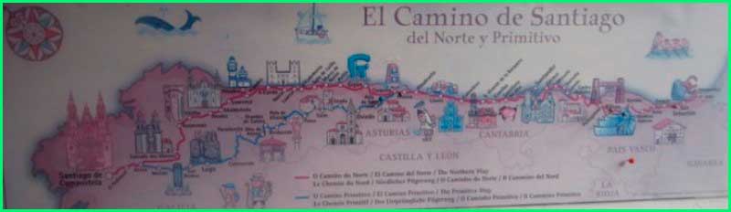ruta Camino del Norte: Villaviciosa a Gijón en Asturias