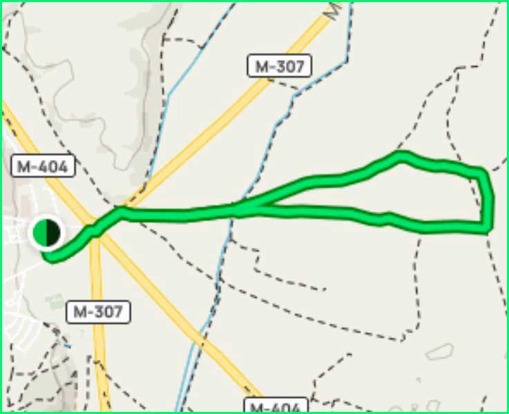 ruta Camino del Soto de Parral - Camino de San Antón en Madrid