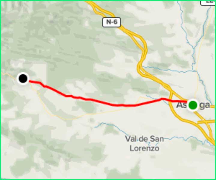 ruta Camino Francés: Astorga - Rabanal del Camino en León