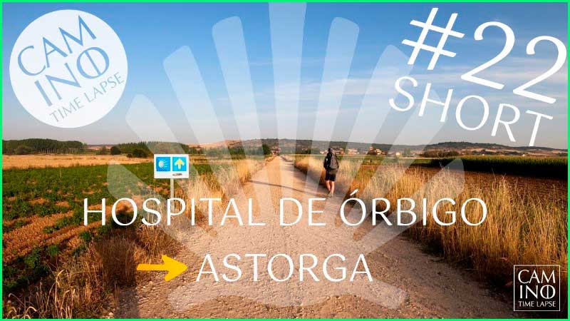 track Camino Francés: Hospital de Órbigo - Astorga en León