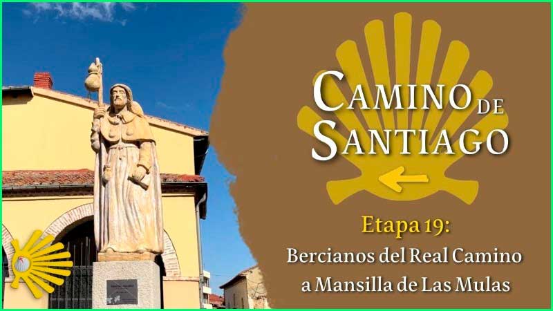 track Camino Frances: Mansilla de las Mulas - La Virgen del Camino en León