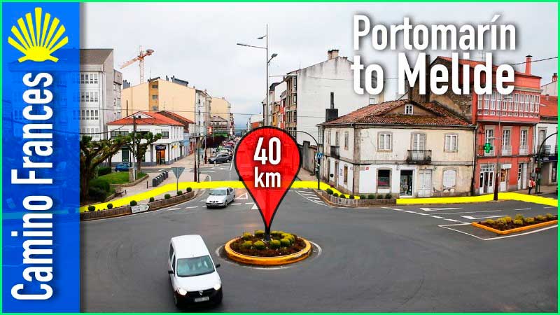 track Camino Francés: Portomarín - Melide en Lugo