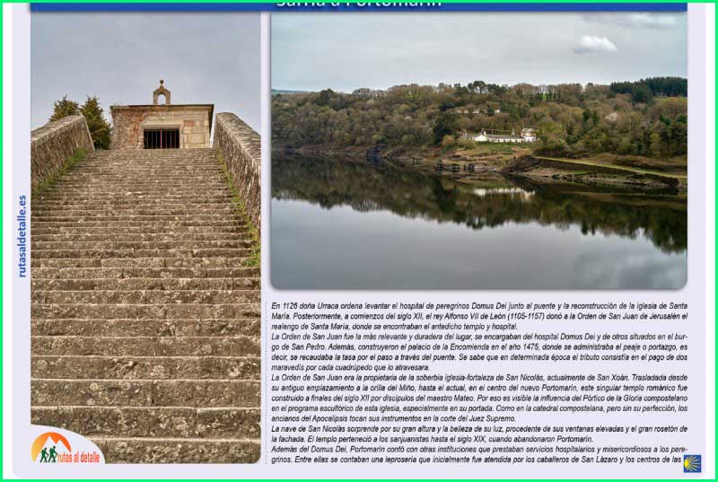 ruta Camino Francés: Portomarín - Os Valos en Lugo