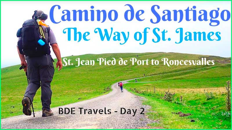 ruta Camino Francés : Saint Jean Pied de Port - Roncesvalles en Navarra