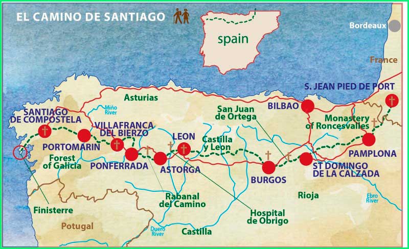 track Camino Francés: San Paio - Santiago de Compostela en La Coruña
