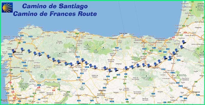 ruta Camino Francés: Santa Irene - Santiago de Compostela en La Coruña